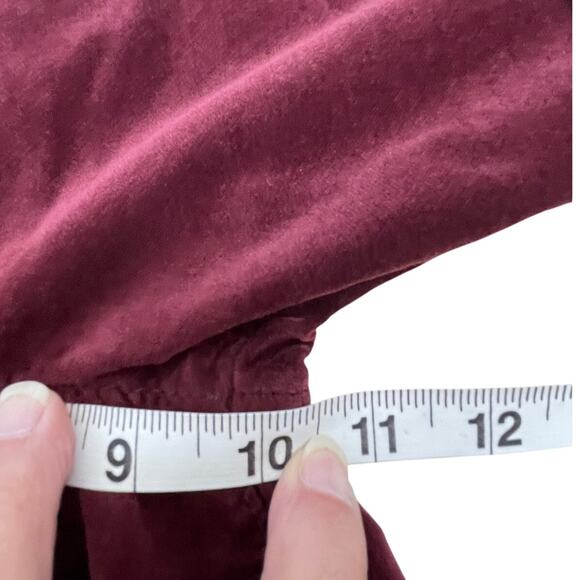 Adriano Goldschmied Women's Velvet Farrah High Rise Skinny Rich Carmine Sz 24R - Picture 11 of 12